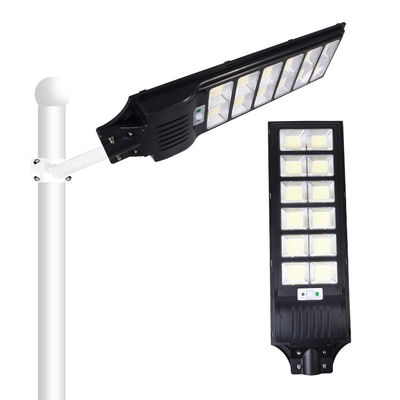 qualità  Garden 600W Energy Saving ABS IP65 Solar Street Light Radar Detector And Road Lighting Remote Control Led Street Light fabbrica